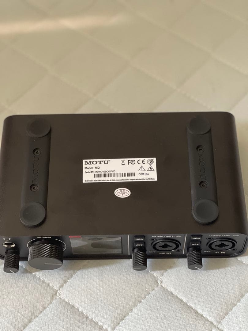 【新品】MOTU M2 USBオーディオインターフェース