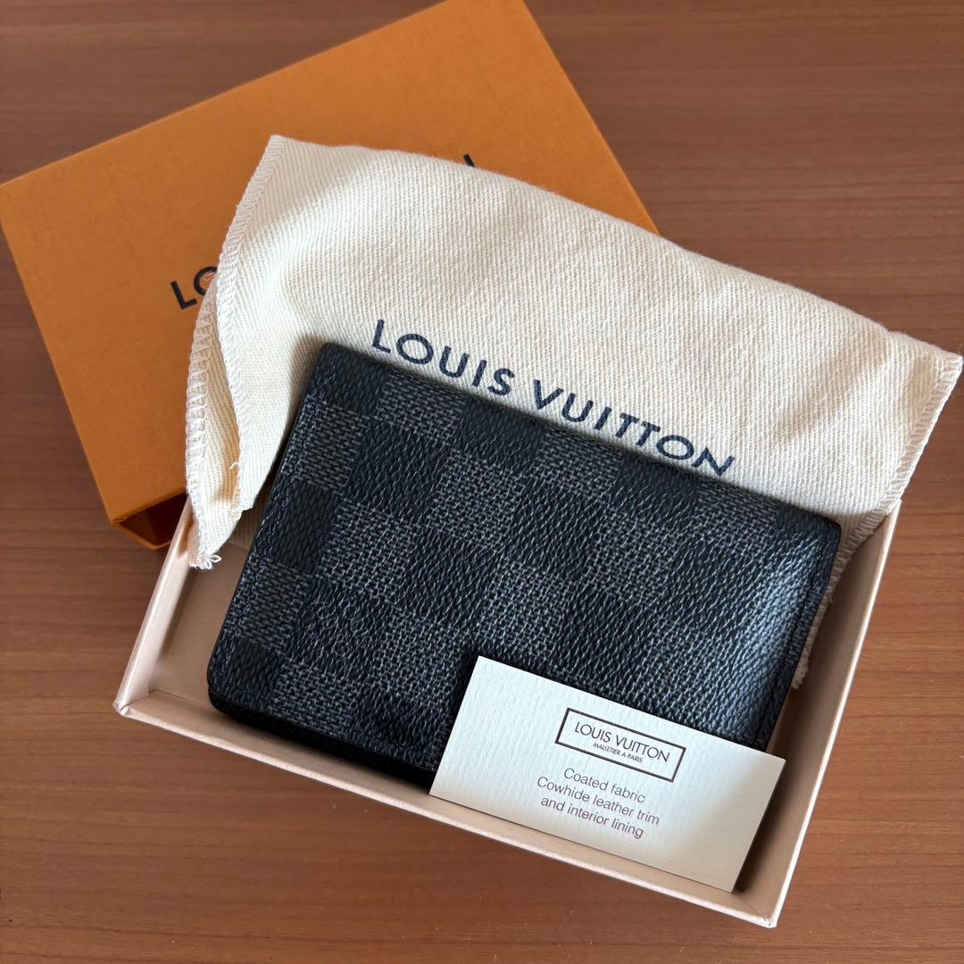 LOUIS VUITTON ダミエ 名刺入れ 保存袋付き