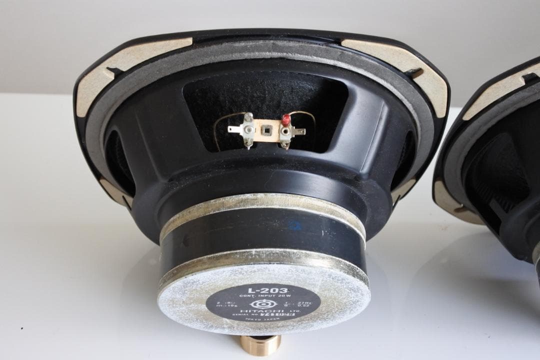 Lo-D L-203 ギャザードエッジ・ウーファー 正常動作品 2個(ペア1組)