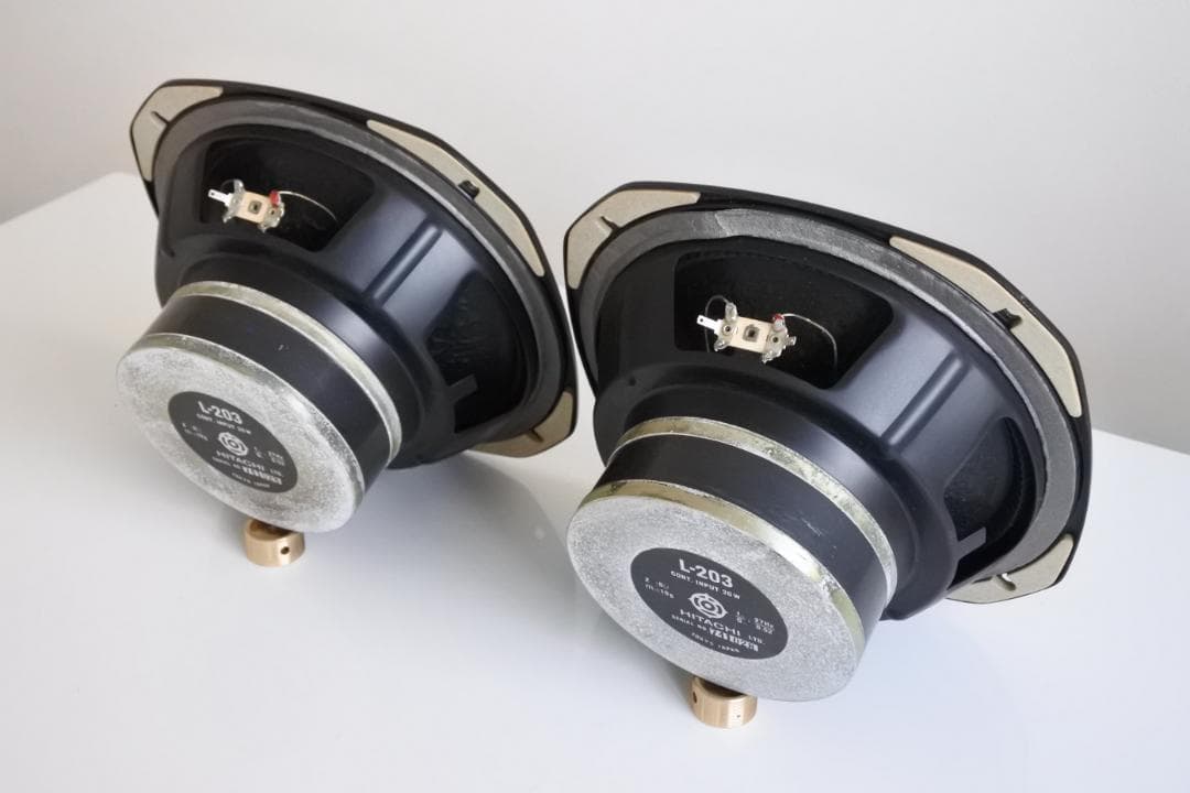 Lo-D L-203 ギャザードエッジ・ウーファー 正常動作品 2個(ペア1組)