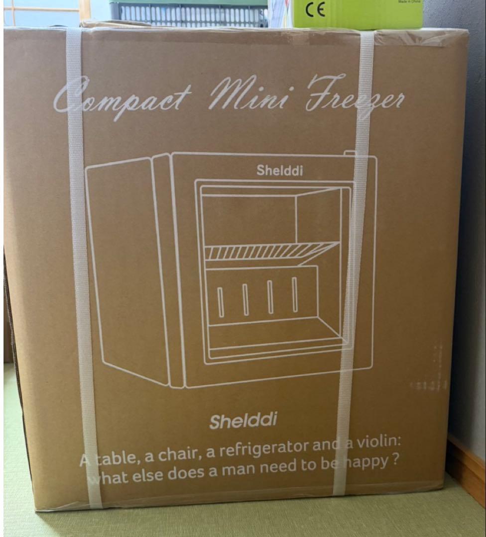 【中身が見える】Shelddi ミニ冷凍庫 小型 家庭用 35L