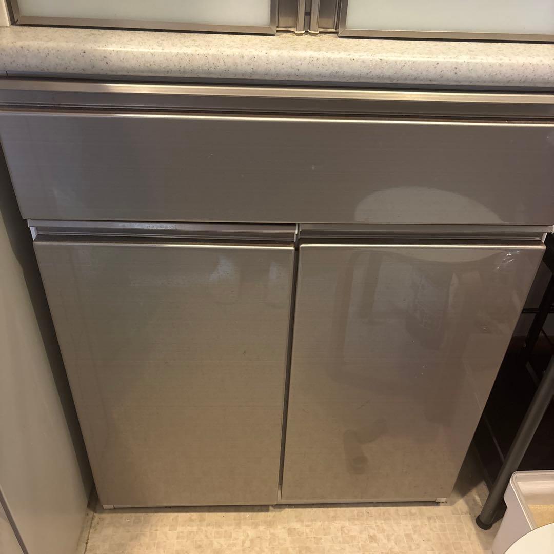 食器棚アルミナ2 70DBシルバー