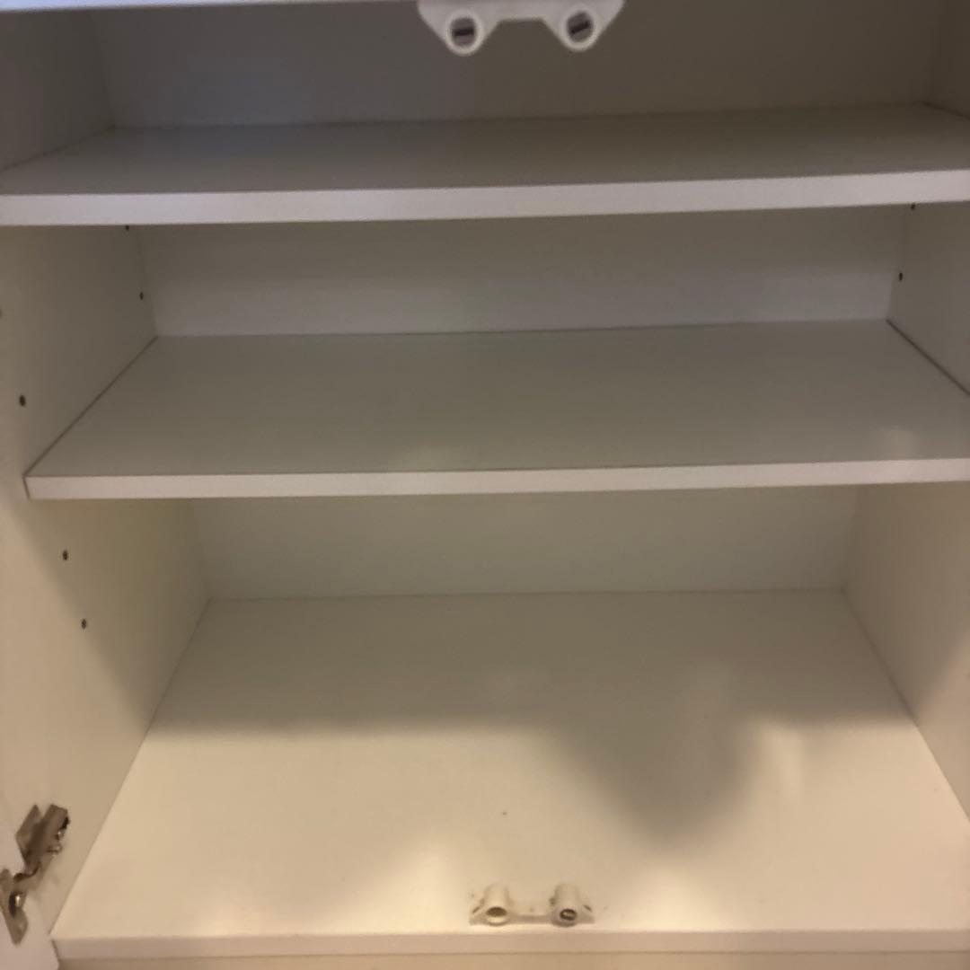 食器棚アルミナ2 70DBシルバー