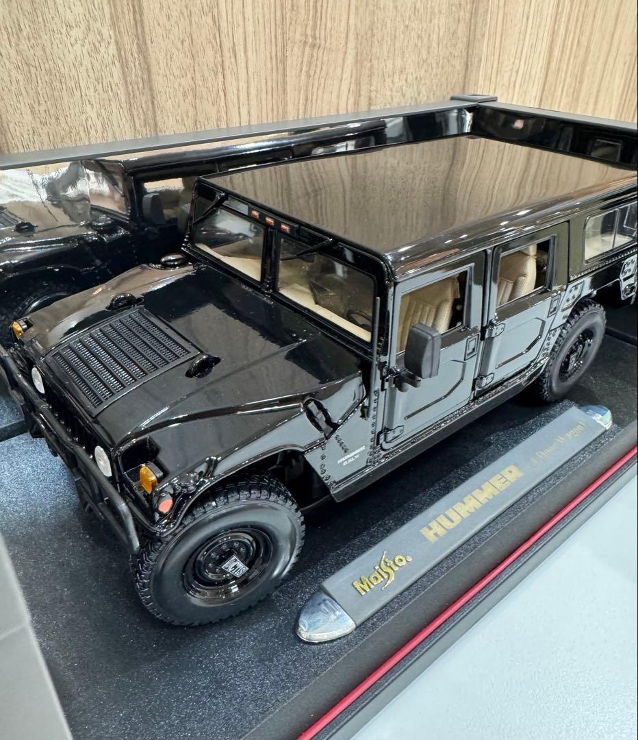 Maisto HUMMER 1:18 ハマー H1 ブラック エディション