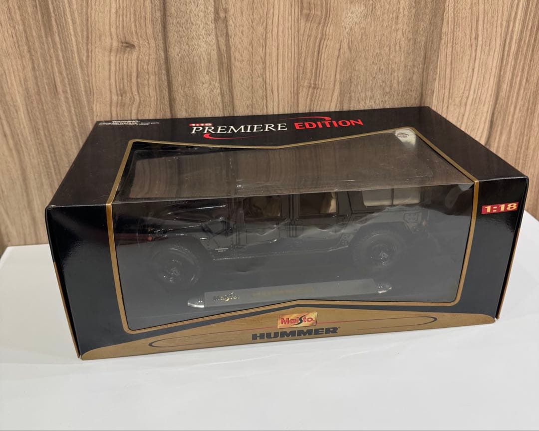 Maisto HUMMER 1:18 ハマー H1 ブラック エディション