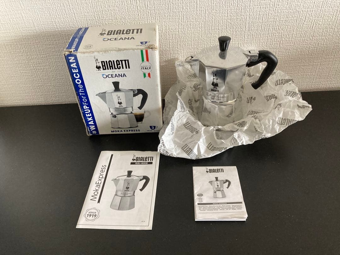 マキネッタ 3カップ用 Bialetti Moka Expressセット他