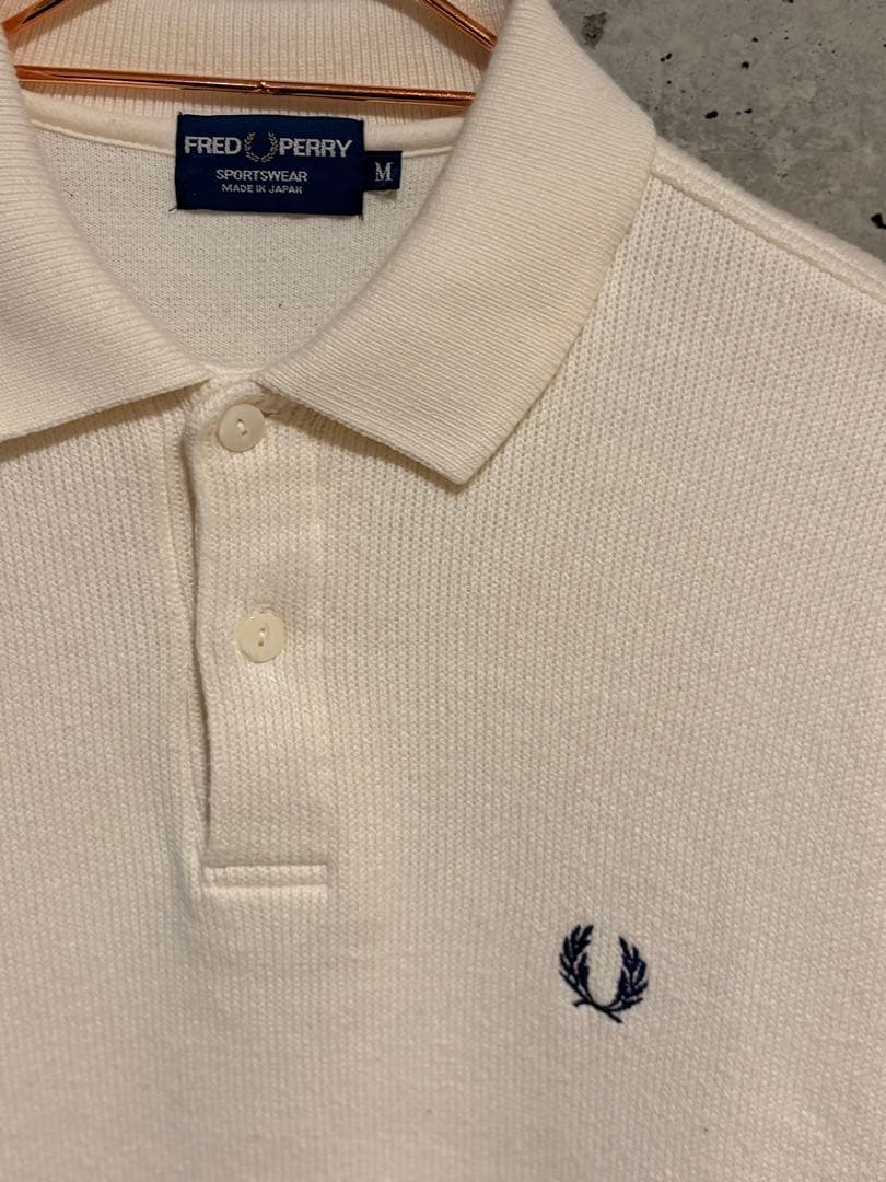 FRED PERRY 衿つきスウェットシャツ 日本製