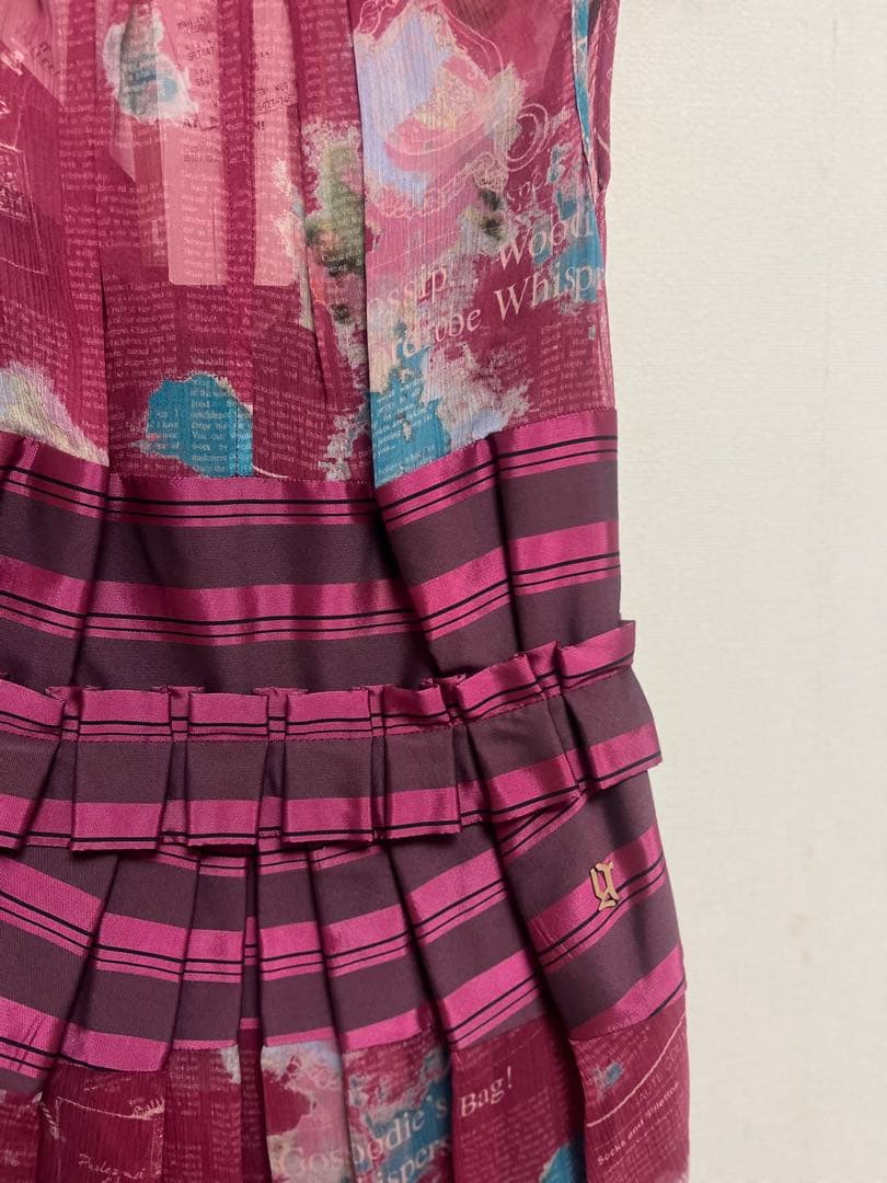 galliano ガリアーノ　プリントワンピース