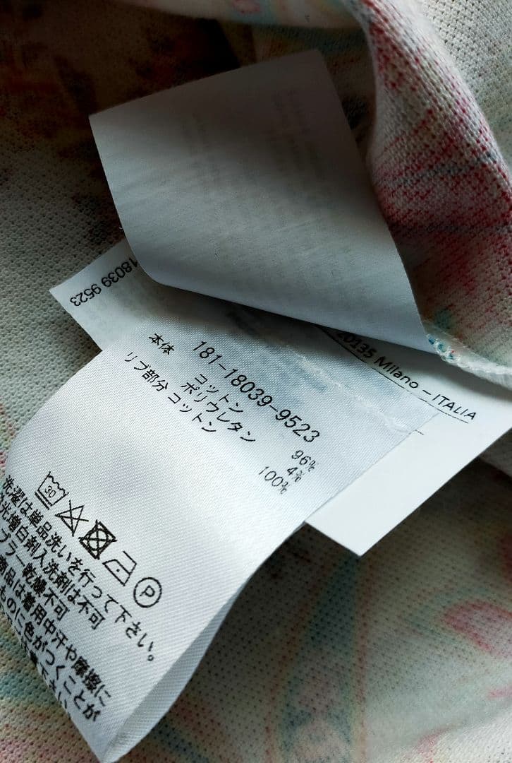 新品タグ付ETRO エトロ ペイズリー 柄 ポロシャツ40サイズ