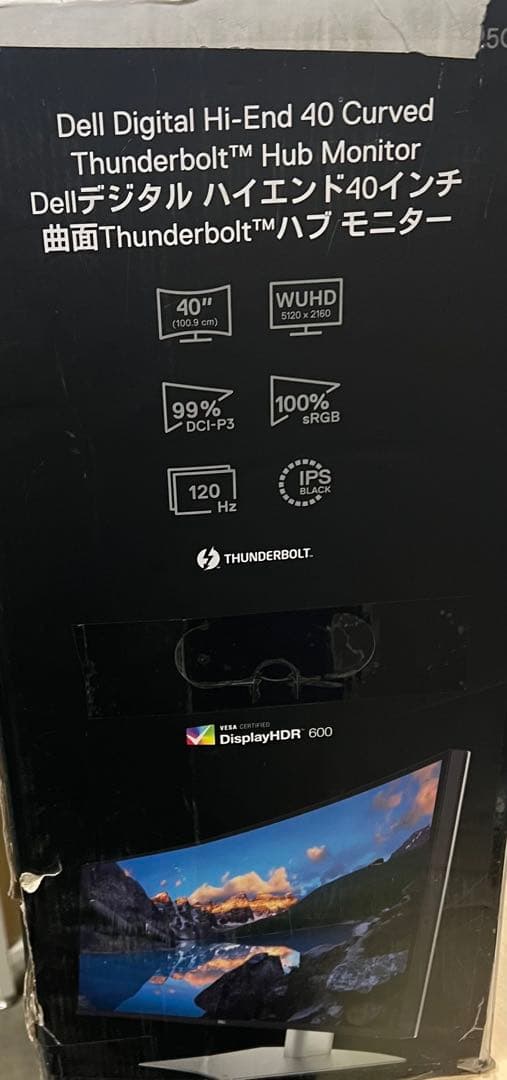 Dell U4025QW-A 39.7インチ 曲面モニター