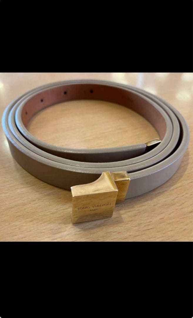 まとめて購入10%割引！送料無料！VUITTON国内正規　ルイヴィトン高級ベルト