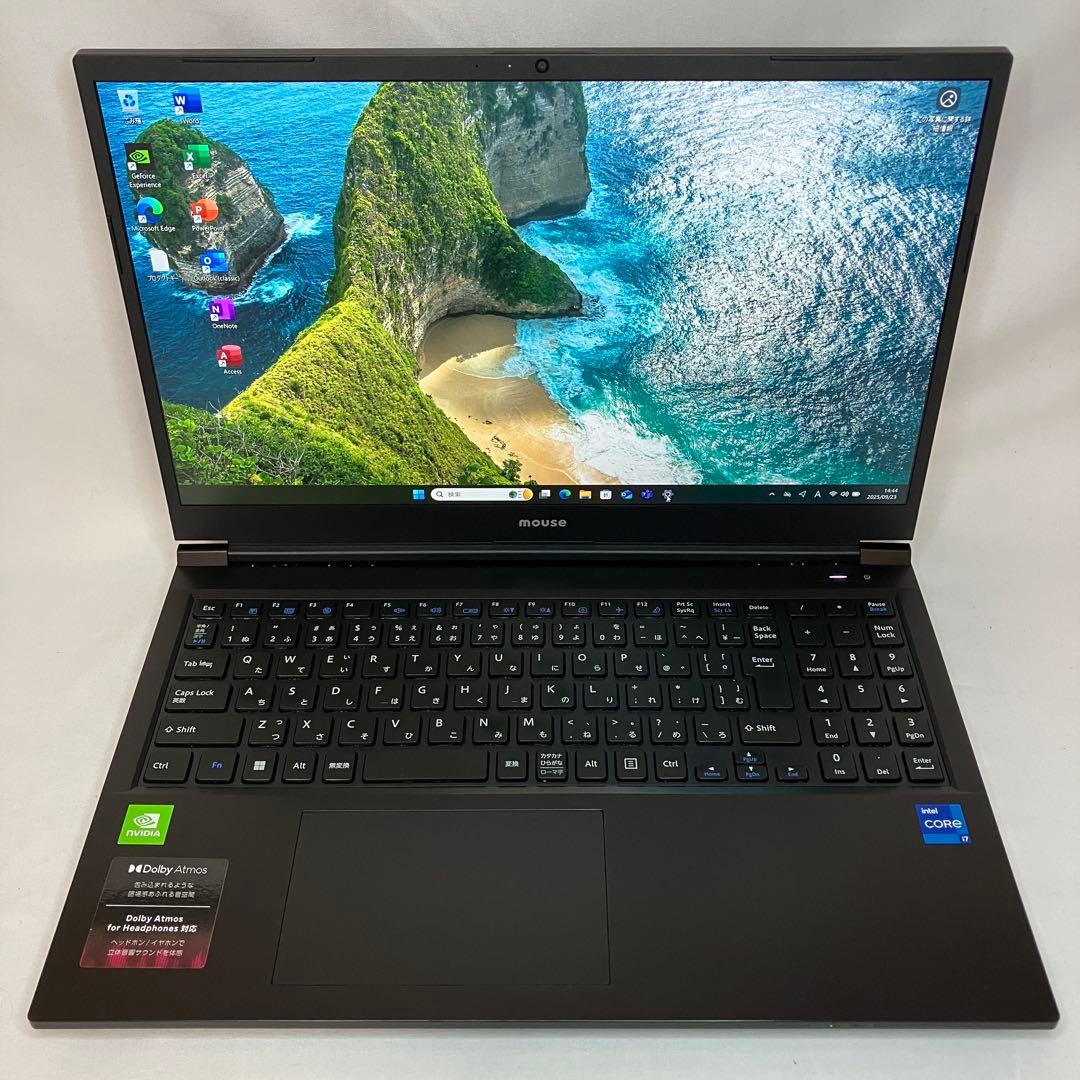 美品 mouse K5 12世代 i7 16GB 512G MX550 オフィス