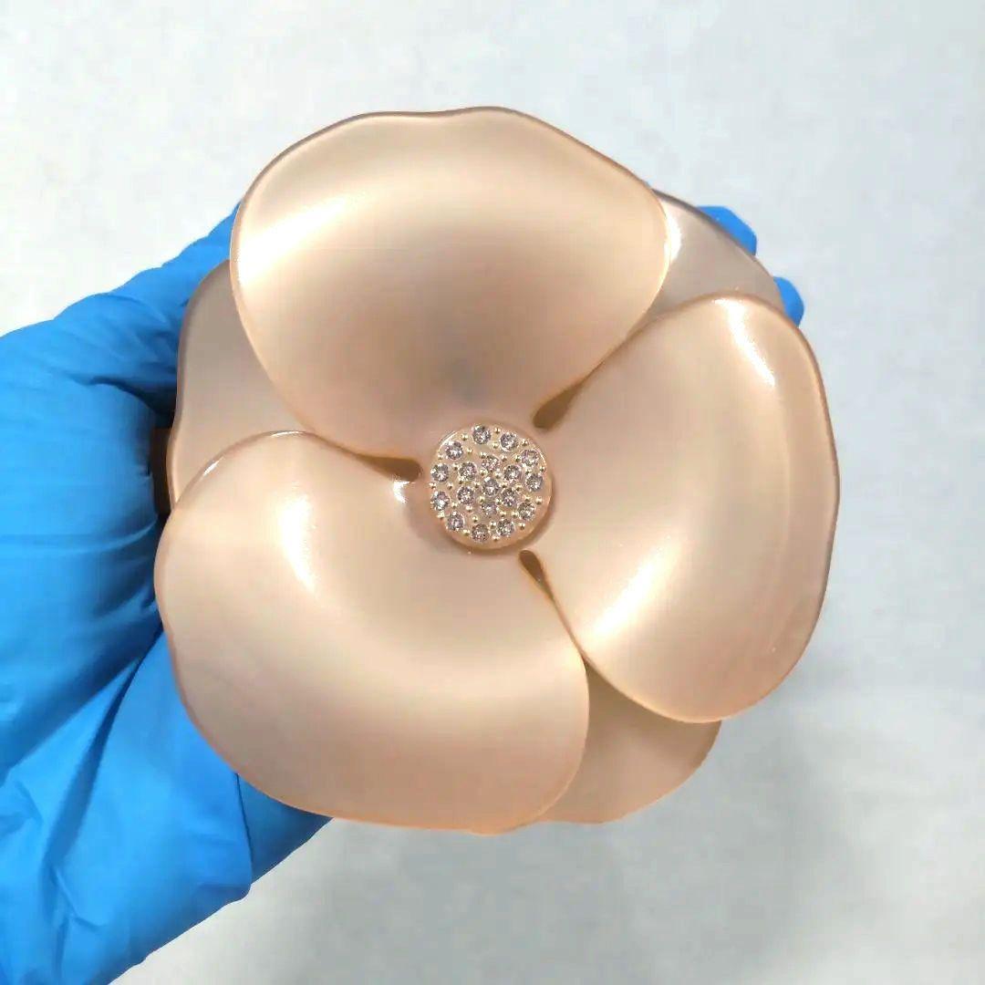 アレクサンドルドゥパリ　大サイズ　カメリアバレッタ　約10cm