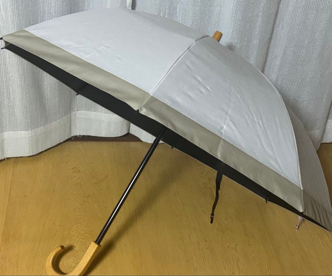 サンバリア100 ２段折 / コンビ(ホワイト, 木曲がり手元)