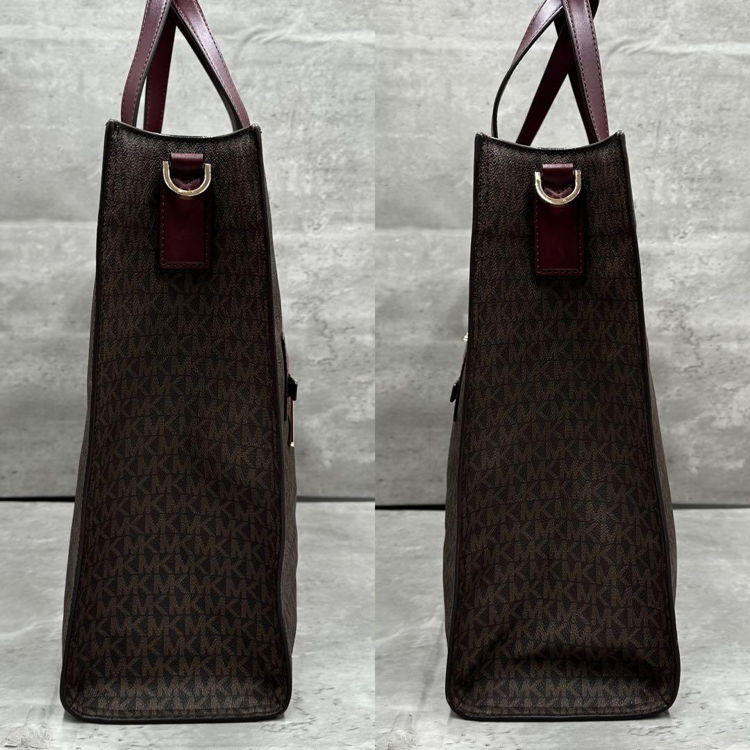 未使用級✨ マイケルコース モノグラム 総柄 2way トートバッグ A4◎