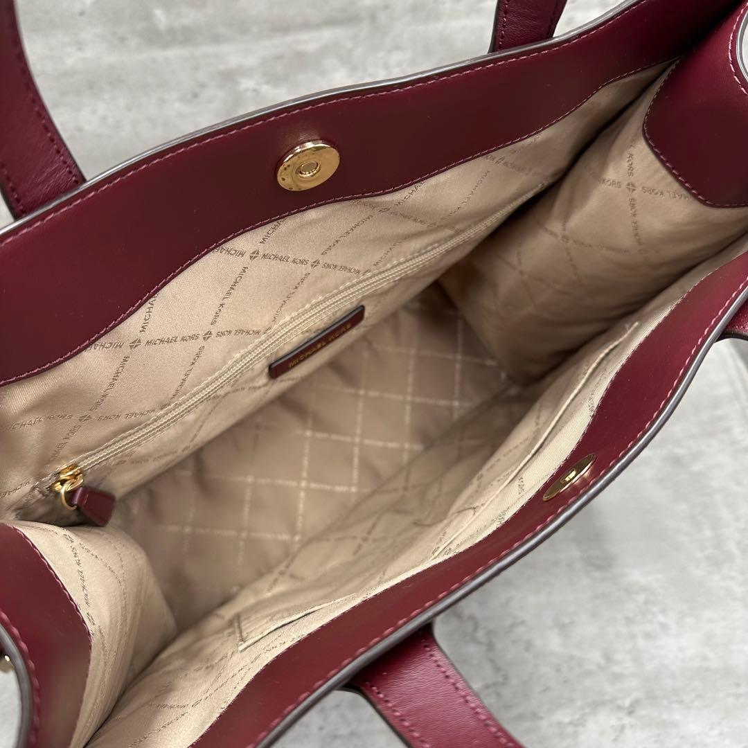 未使用級✨ マイケルコース モノグラム 総柄 2way トートバッグ A4◎