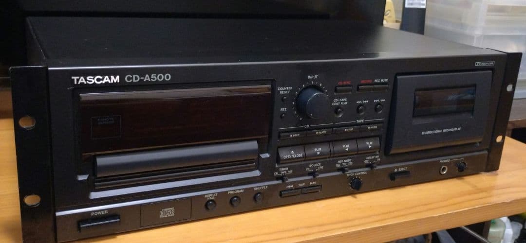 TASCAM CD-A500 CD・カセットデッキ CDカセットプレーヤー