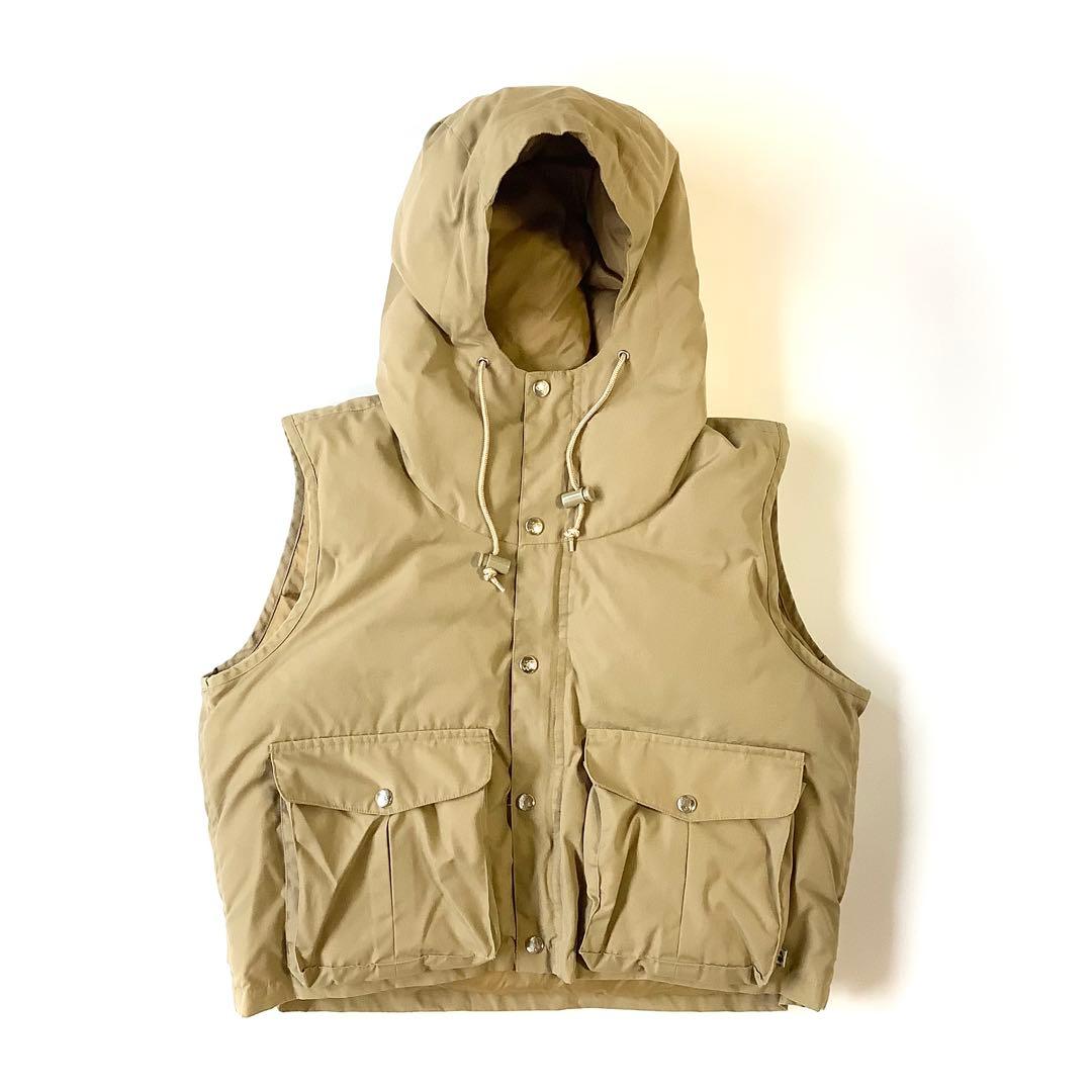 80s nature フード付き ダウンベスト グッドデザイン！