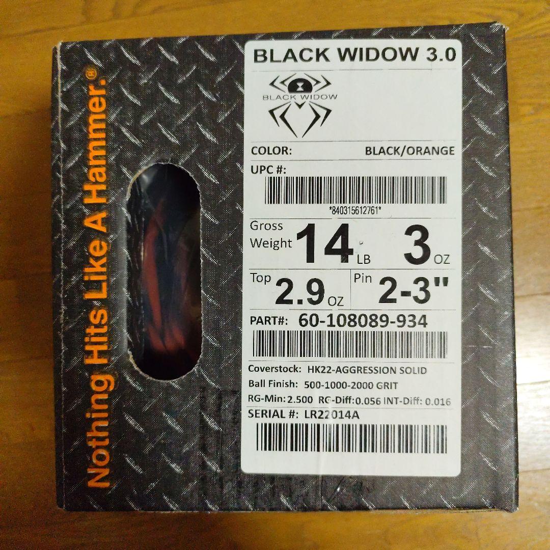 新品未使用‼️ BLACK WIDOW 3.0 14P3oz