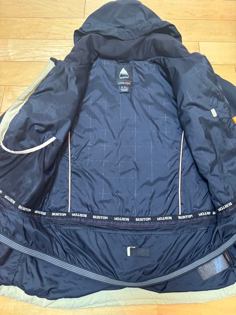 BURTON スノーボードジャケット M 黒/ベージュ