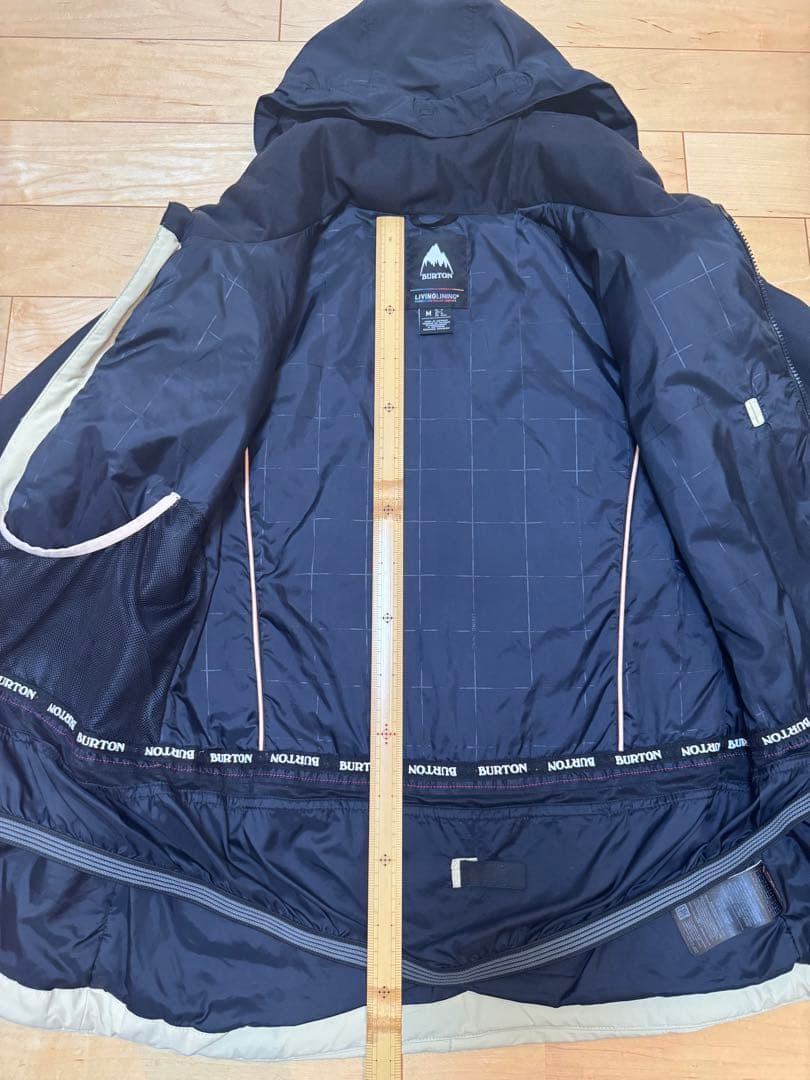 BURTON スノーボードジャケット M 黒/ベージュ