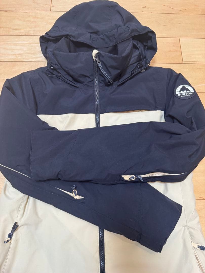 BURTON スノーボードジャケット M 黒/ベージュ