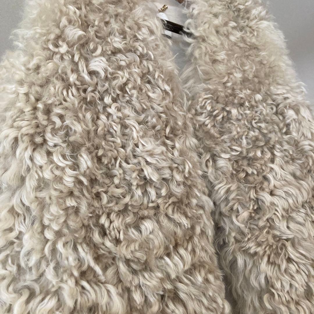 【新品未使用】定価21万円manzoni24羊毛ラビット切り替えファージレ