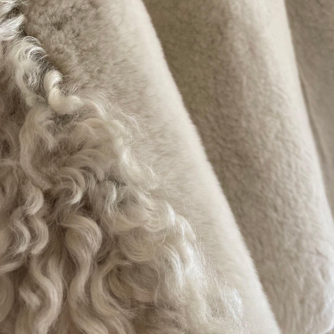 【新品未使用】定価21万円manzoni24羊毛ラビット切り替えファージレ