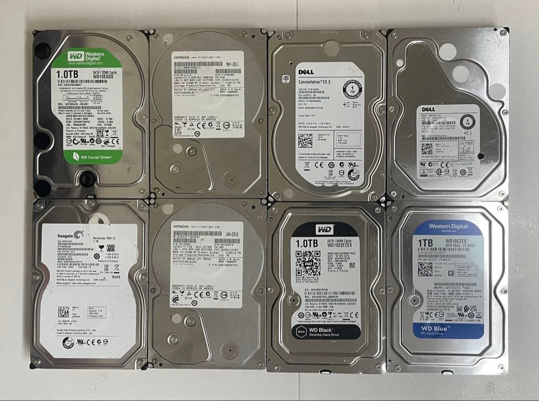 3.5インチ HDD 1TB 内蔵型ハードディスクドライブ セット