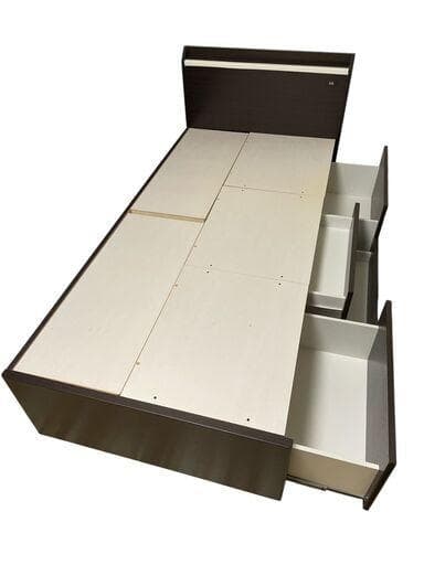 大阪京都限定 ニトリ ベッドフレーム 収納4つ付き シングルサイズ コンセント