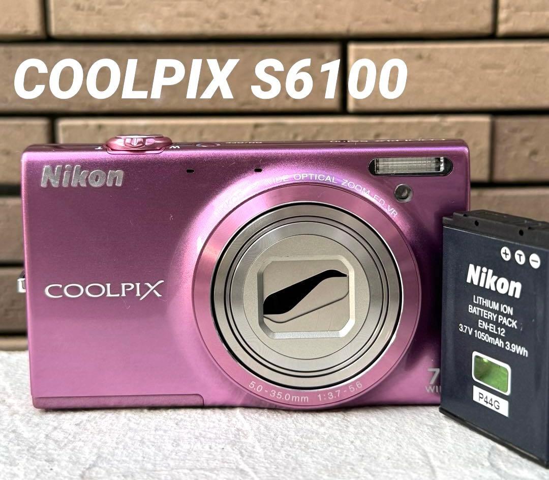 追加あり⭕️【動作確認済】Nikon COOLPIX S6100 ピンク