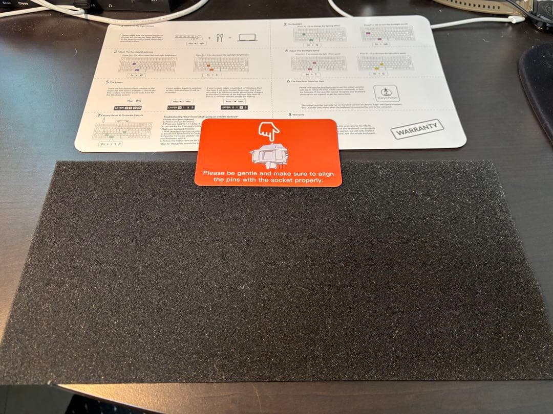 Keychron Q11 分割キーボード US配列 有線 赤軸