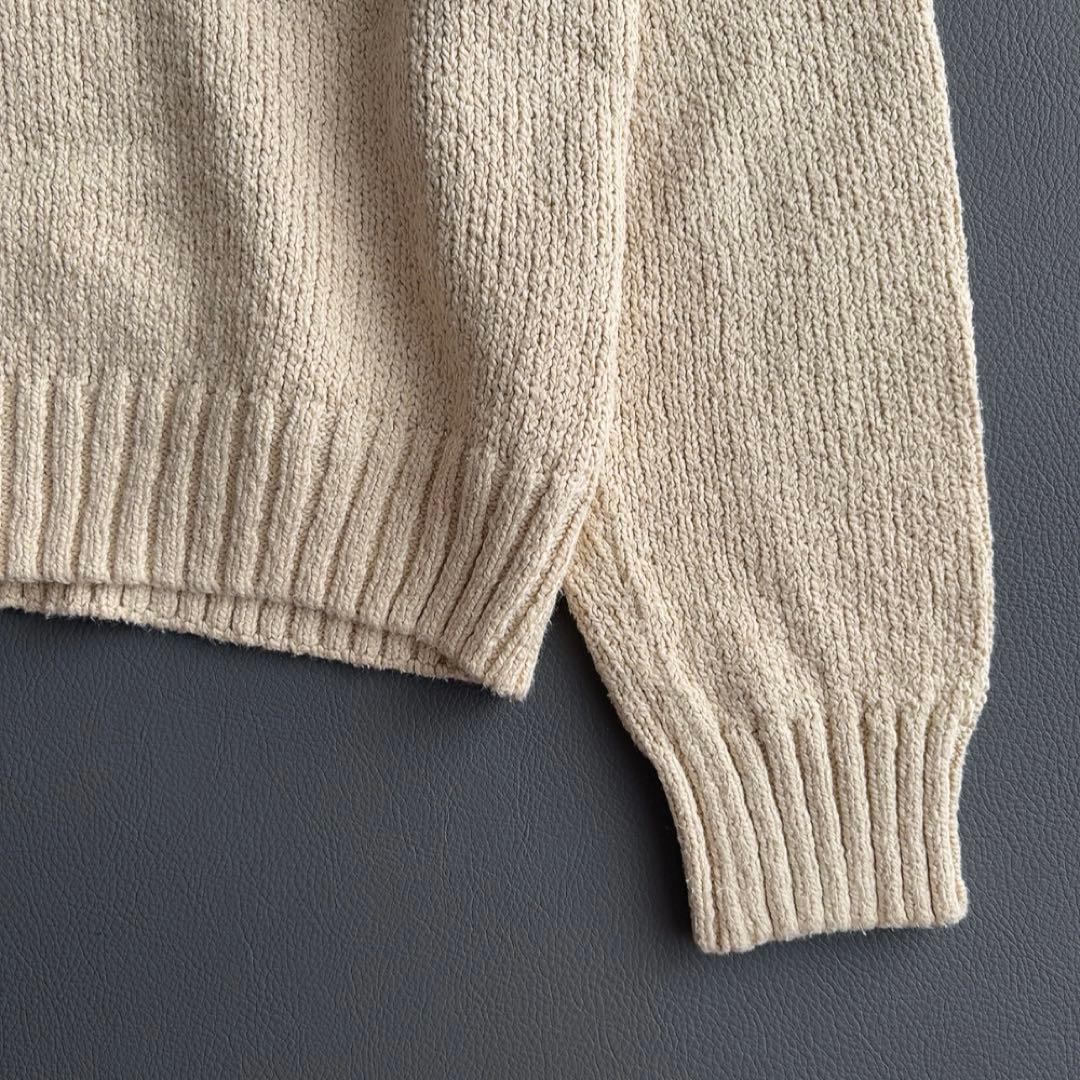 ロロピアーナ　ジップアップセーター　ブルゾン　ジャケット　コットン　ドライバーズ