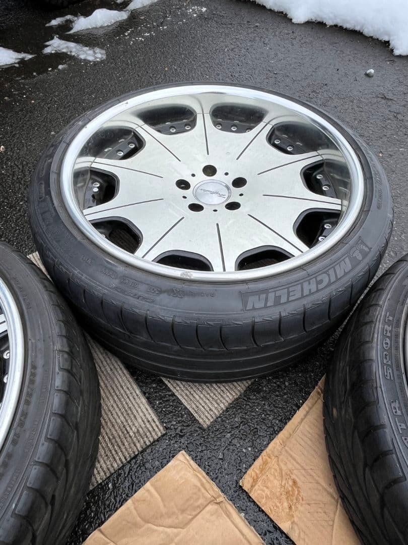 おまけ付き トラフィックスターDTX ディッシュ 19インチ 8.5J/9.5J