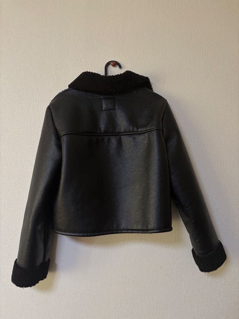 ZARA レザージャケット　ブラック