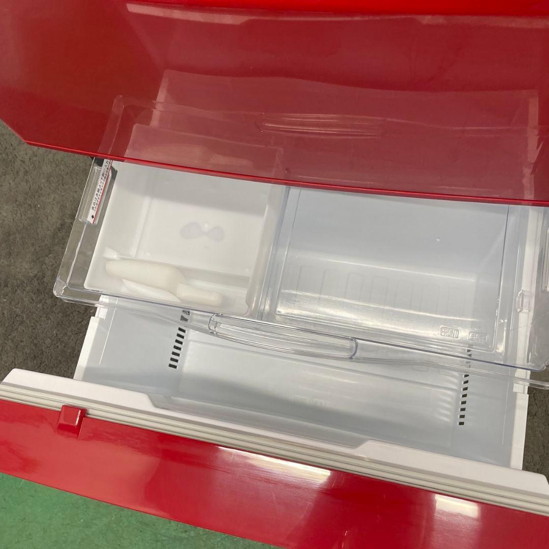 三菱 3ドア 冷蔵庫 大型 370ℓ 右開き レッド 安い 設置無料 68