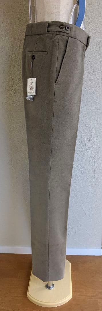 新品タグ付きCORDINGS モールスキンパンツＴＲＪ511グレーサイズW32