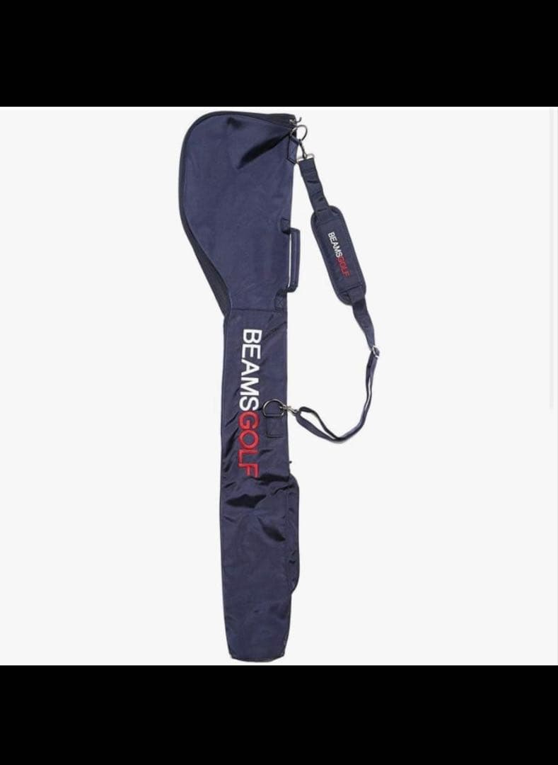 美品BEAMS GOLF ゴルフバッグ ネイビー