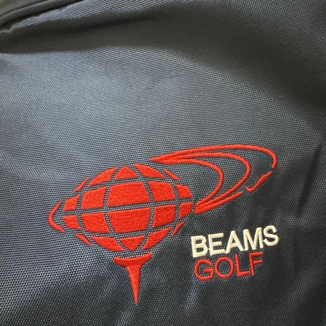 美品BEAMS GOLF ゴルフバッグ ネイビー