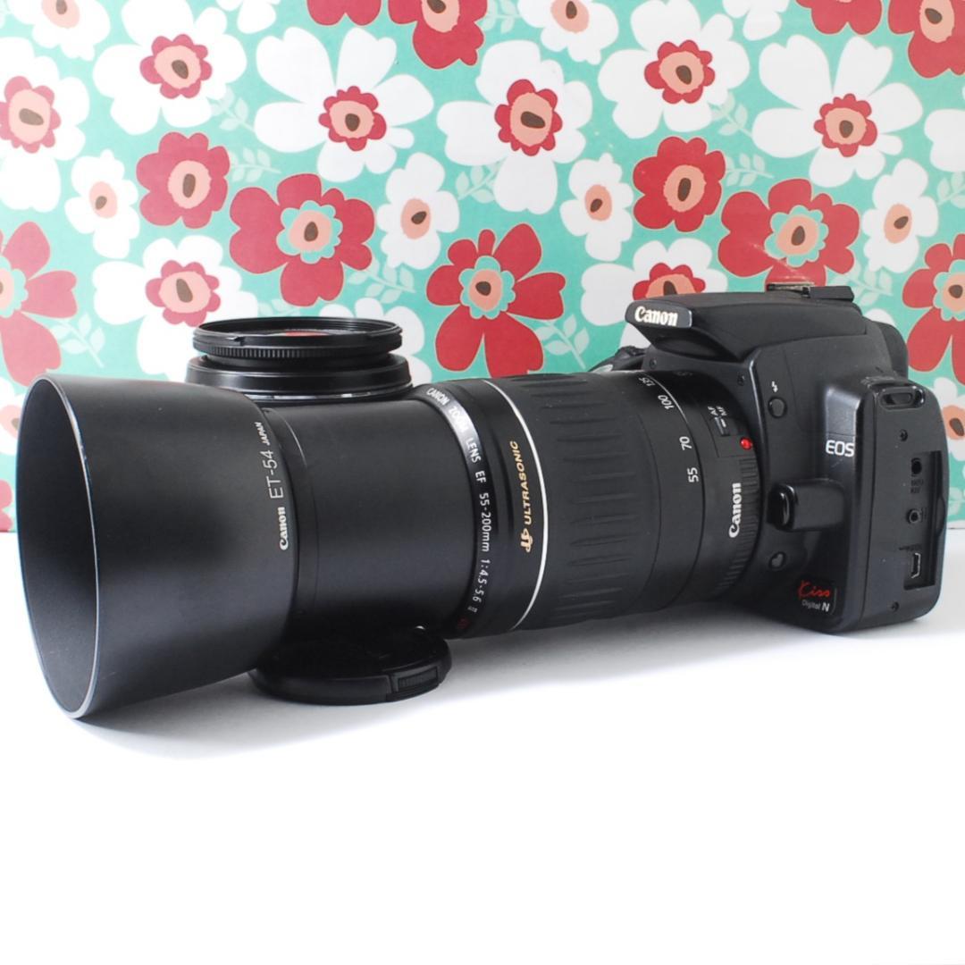 ❤初心者大人気❤Kiss N 望遠レンズつき❤スマホに転送❤