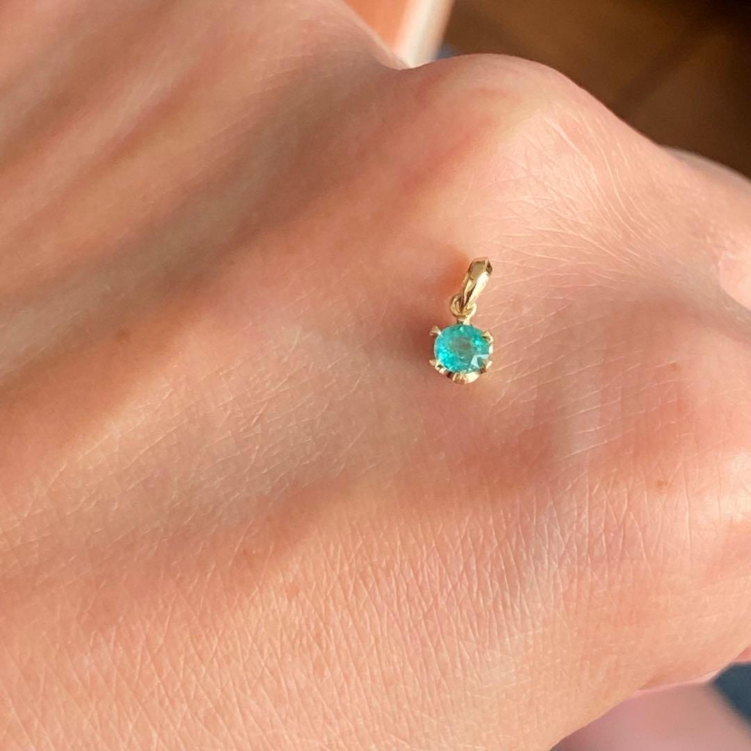 おしし！ブラジル・バターリャ産♡パライバトルマリンのペンダントトップ