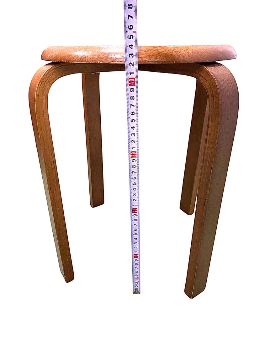 北欧風 木製スツール 木製チェア ×5脚