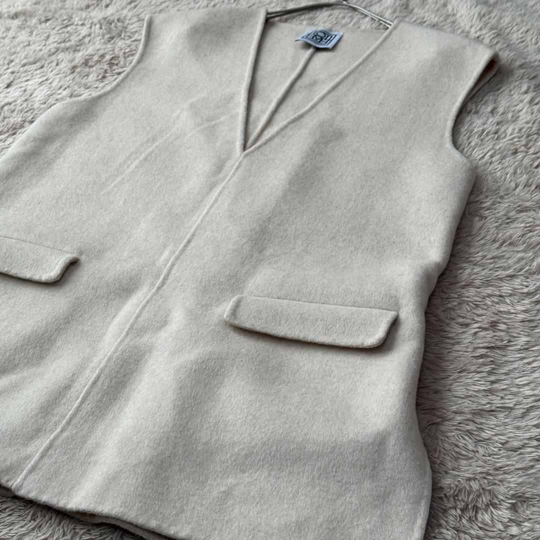 トーテム totem Vネックベスト カシミヤ ウール