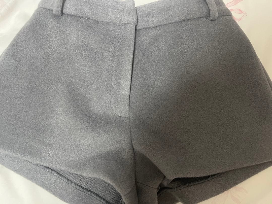 新品ダーリッチ　Darich　メルトンミドルショートパンツ　グレー　S
