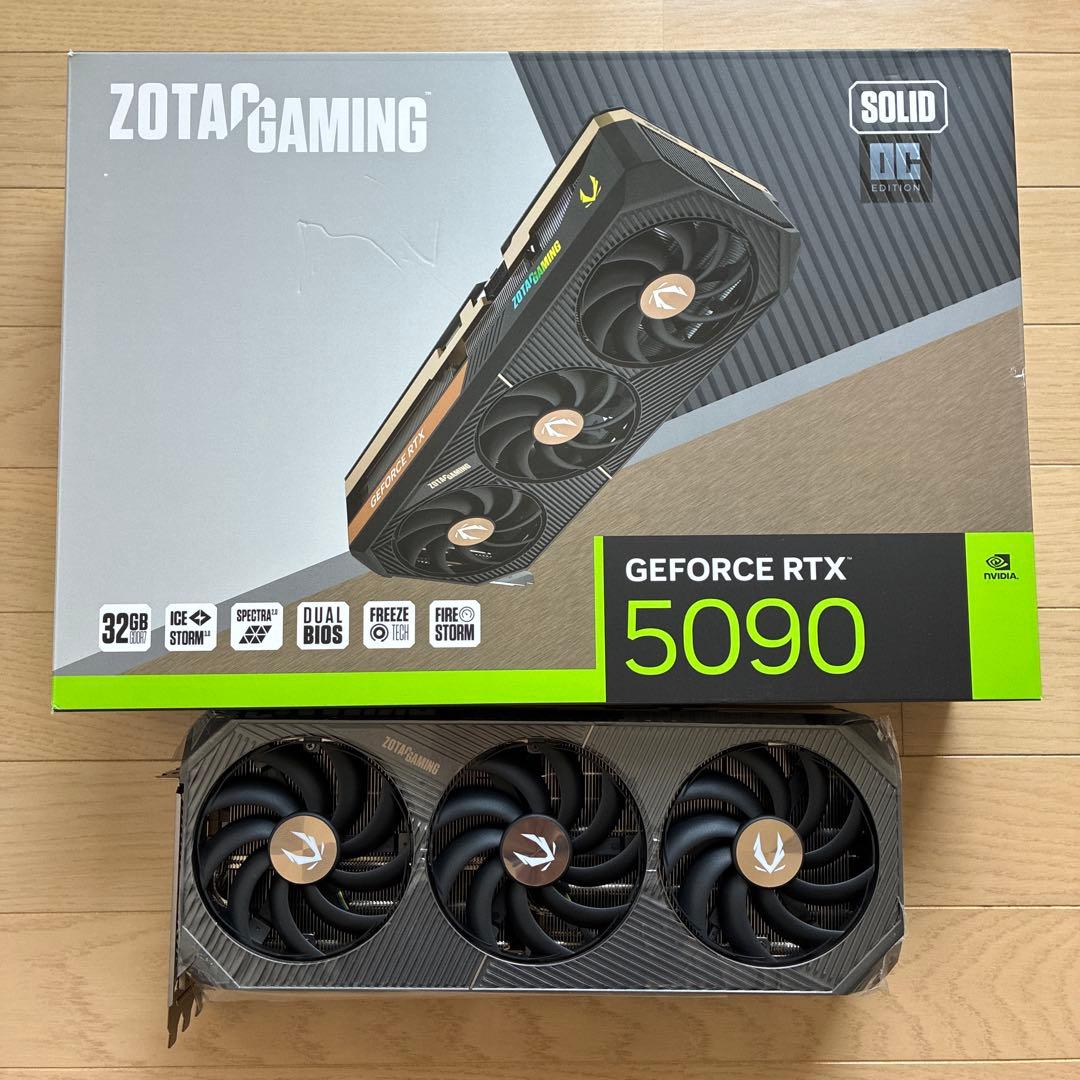 グラフィックボード　グラボ 5090 ヒートシンク　ファン　など