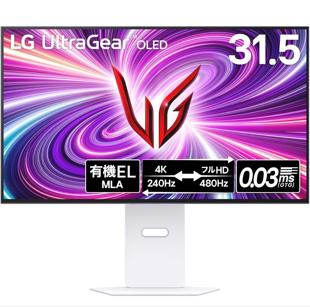 LG 有機EL 4Kモニター　32GS95UV-W