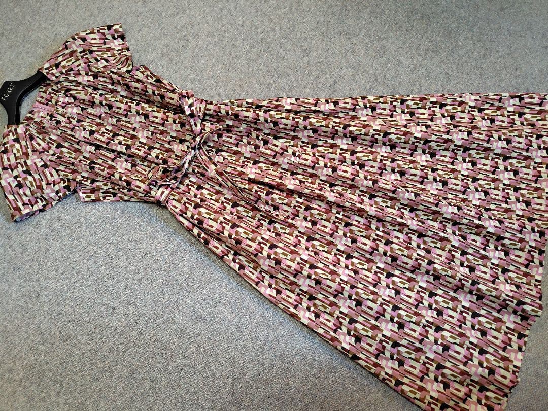 新品マッキントッシュロンドン　ウェーブプリントワンピースＭピ75900円サンプル