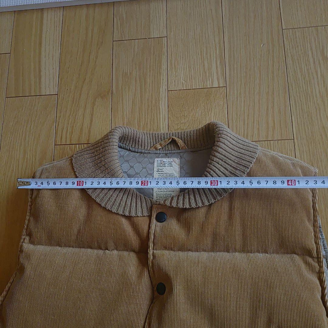 WTAPS コーデュロイ ダウンベスト ベージュ