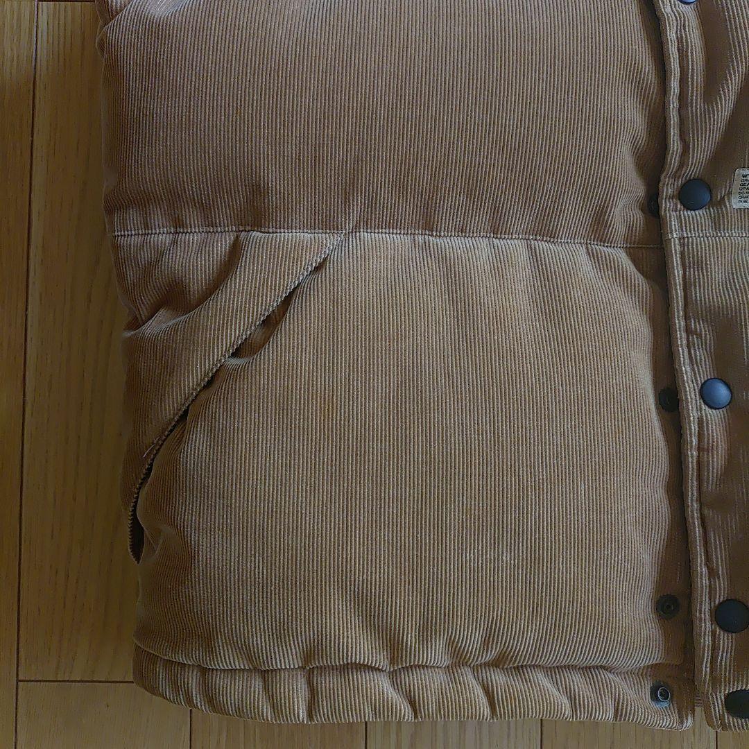 WTAPS コーデュロイ ダウンベスト ベージュ