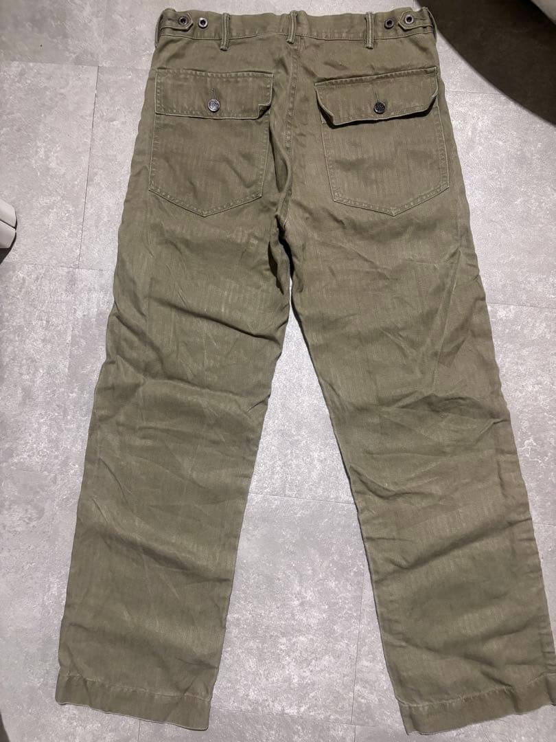RRL ダブルアールエル 13スターボタン HBTベイカーパンツ